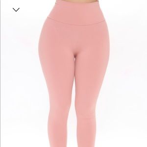 Fashion nova pink leggings